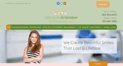 Desktop Screenshot of orthodonticsmilemaker.com